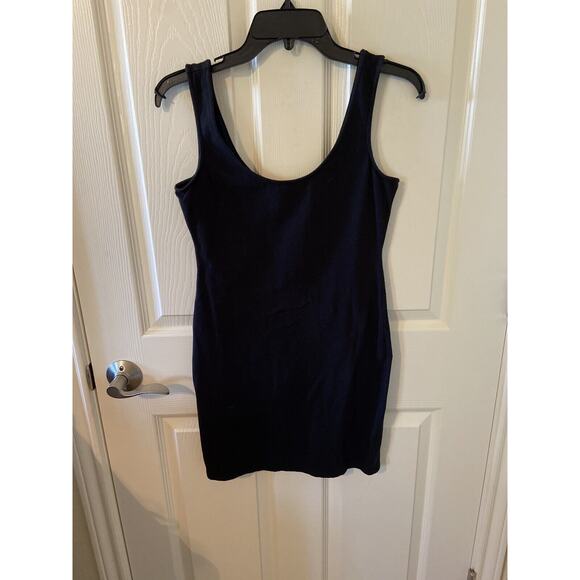 Xhilaration Black Pullover Sleeveless Casual Stretchy Cotton Mini Dress Size M - Picture 2 of 6